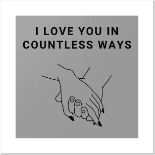 I Love You In Countless Ways Posters and Art